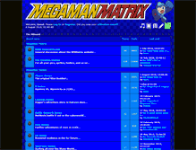 Tablet Screenshot of megaman.co.uk